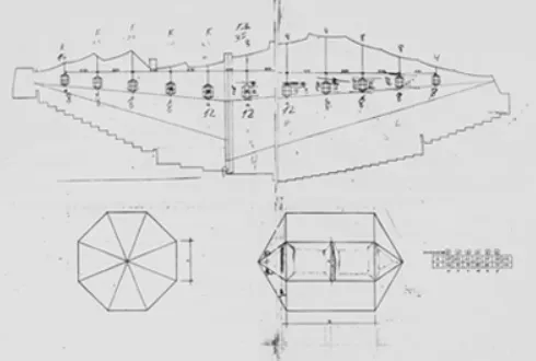 Auditorio Manuel de Falla iluminado